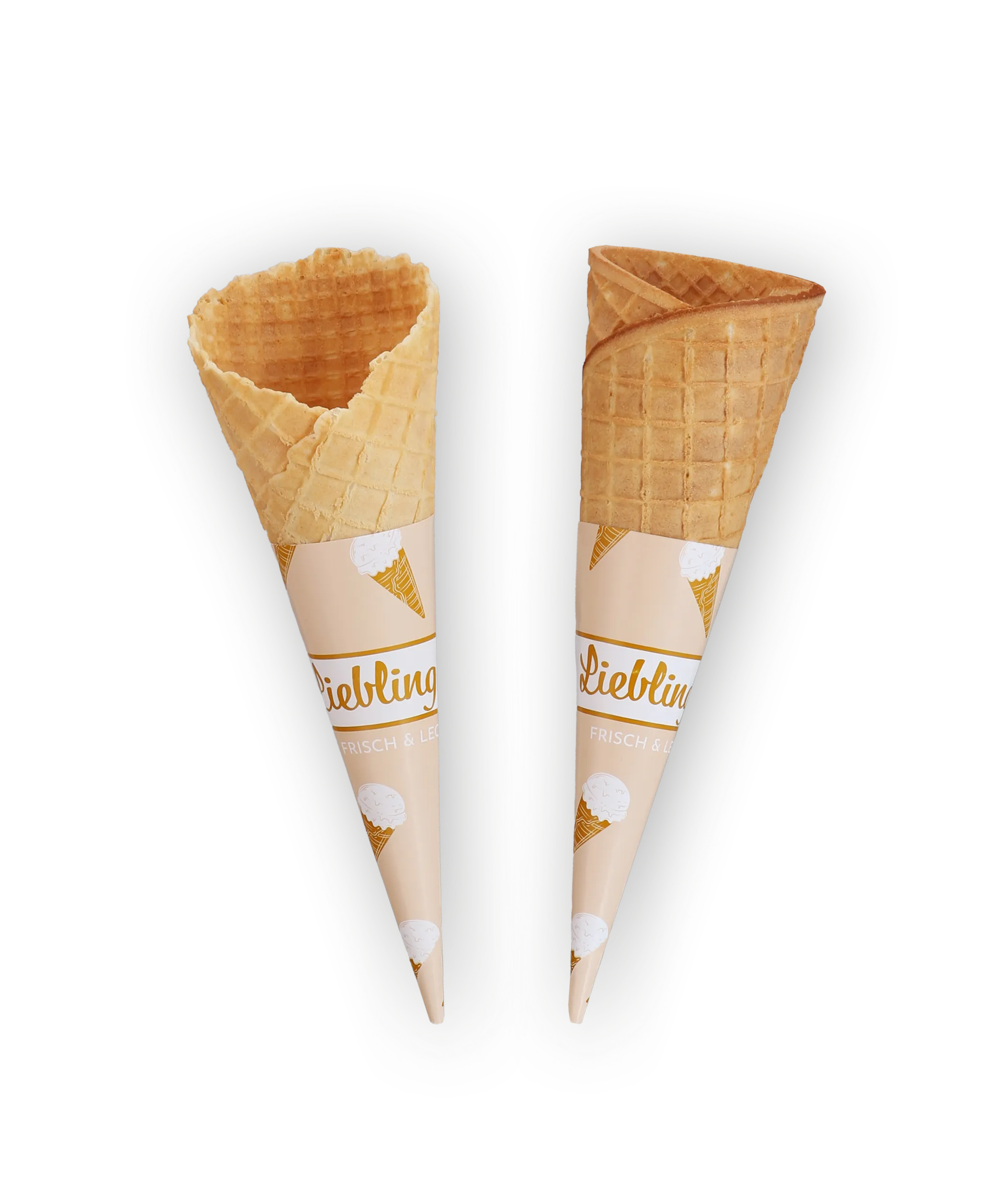 PAPIER-BANDEROLE FÜR WAFFELTÜTE | LIEBLINGSEIS